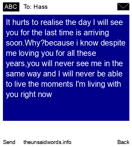 unsent message to Hass