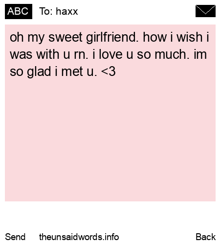 unsent message to haxx