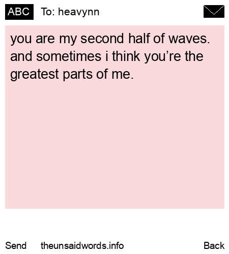 unsent message to heavynn