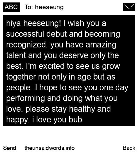 unsent message to heeseung
