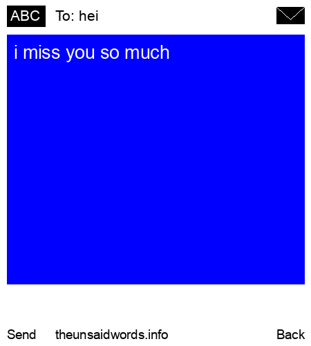 unsent message to hei