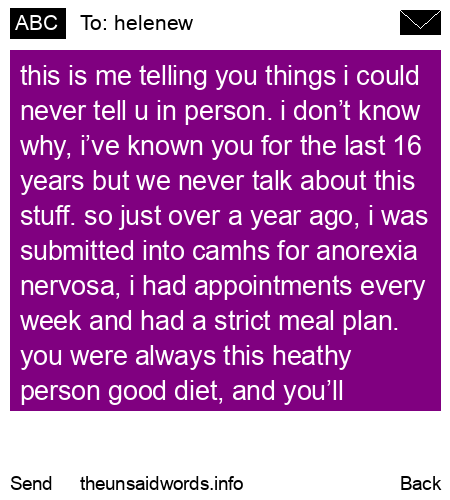unsent message to helenew