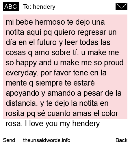 unsent message to hendery