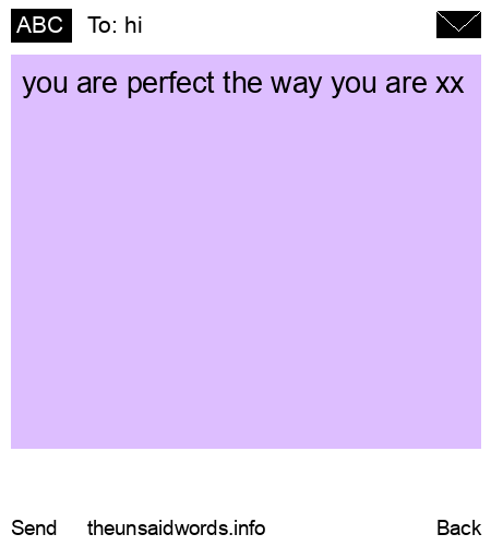 unsent message to hi
