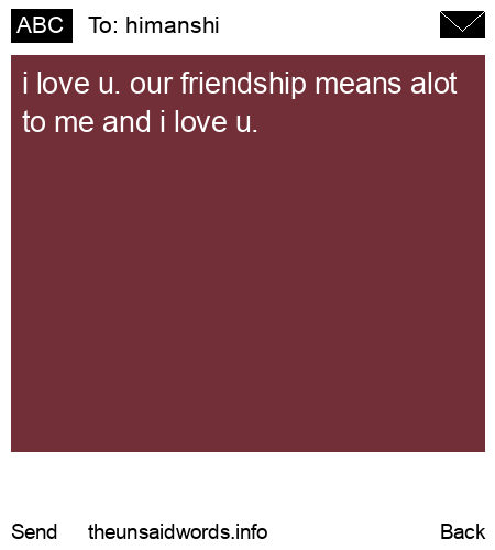unsent message to himanshi