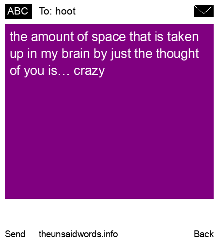 unsent message to hoot