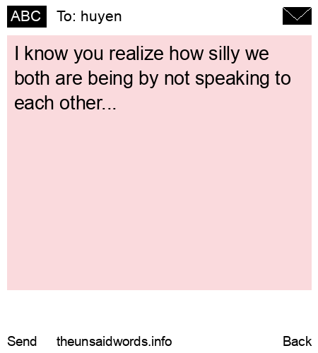 unsent message to huyen