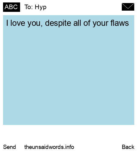 unsent message to Hyp
