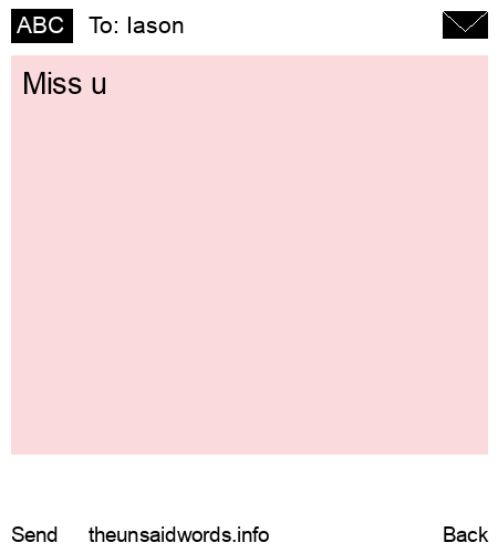 unsent message to Iason 