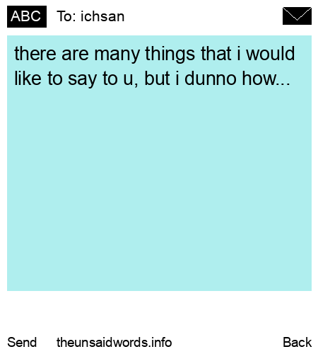 unsent message to ichsan