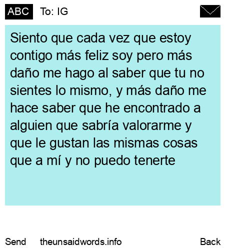 unsent message to IG