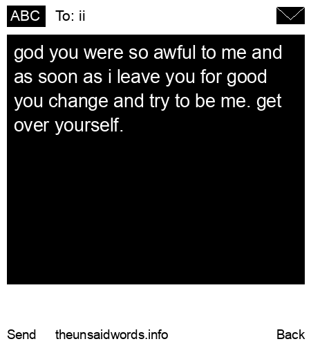 unsent message to ii