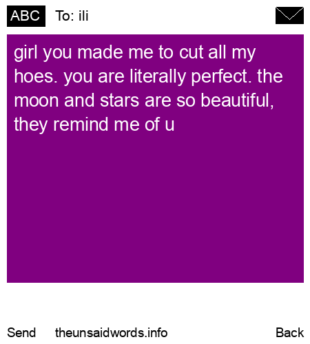 unsent message to ili