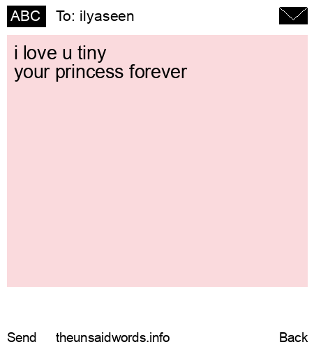 unsent message to ilyaseen