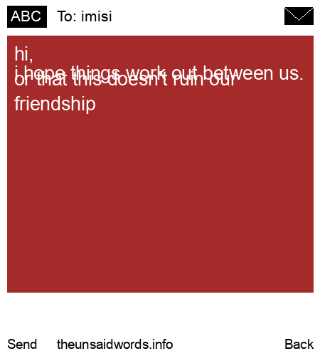 unsent message to imisi