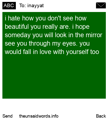 unsent message to inayyat