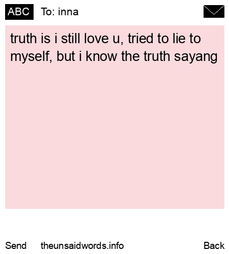 unsent message to inna