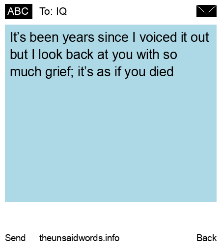 unsent message to IQ