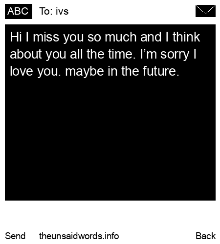 unsent message to ivs 