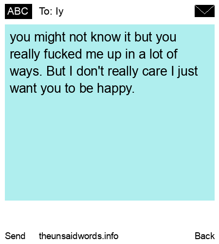 unsent message to Iy