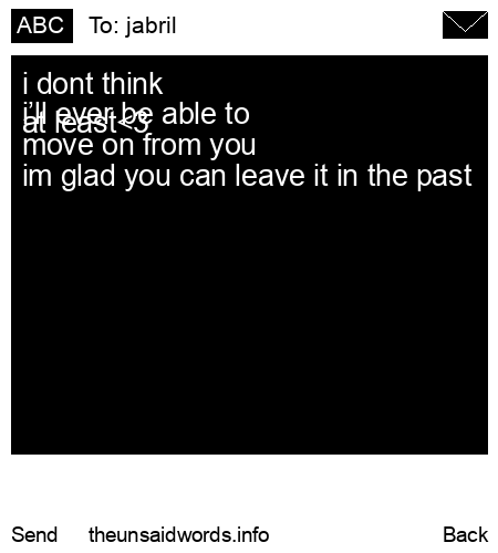 unsent message to jabril