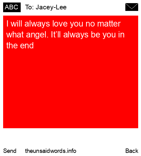 unsent message to Jacey-Lee