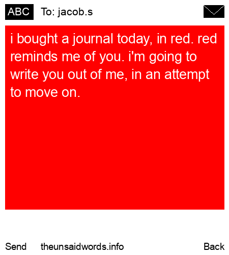 unsent message to jacob.s