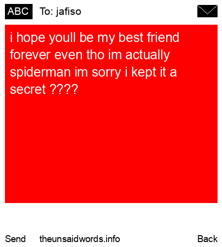 unsent message to jafiso
