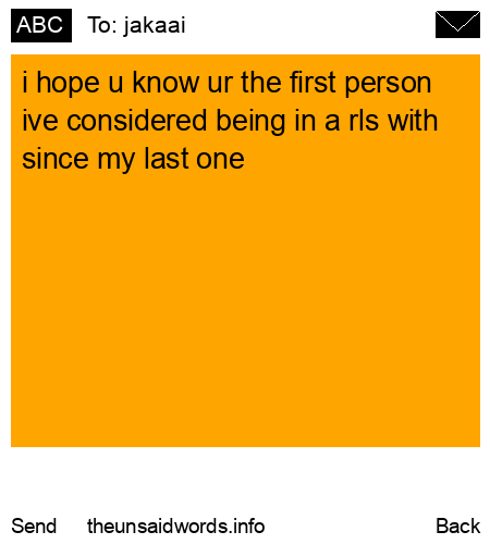 unsent message to jakaai
