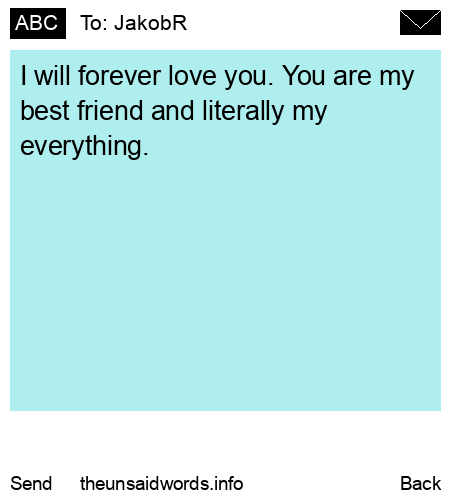 unsent message to JakobR