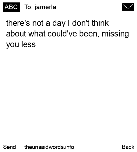 unsent message to jamerla