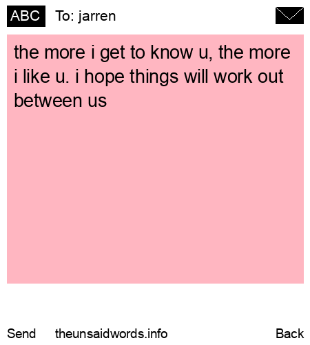 unsent message to jarren