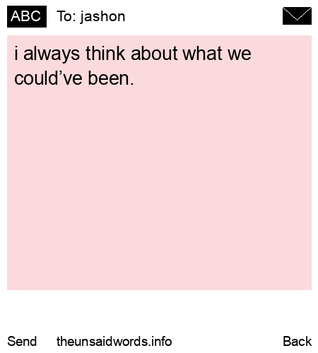 unsent message to jashon