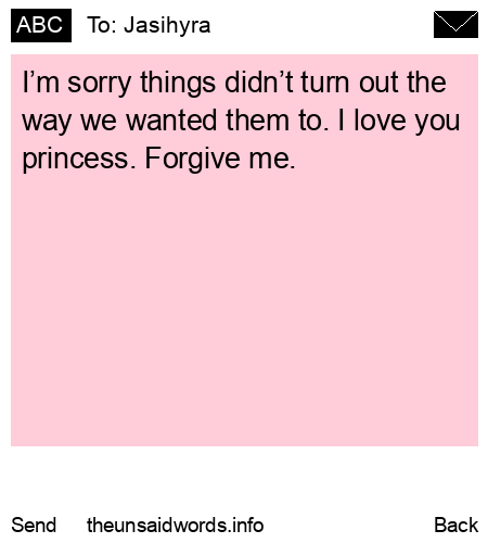 unsent message to Jasihyra 