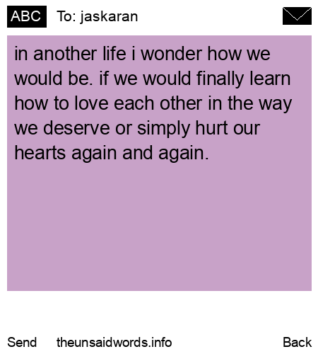 unsent message to jaskaran