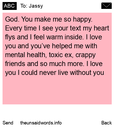 unsent message to Jassy
