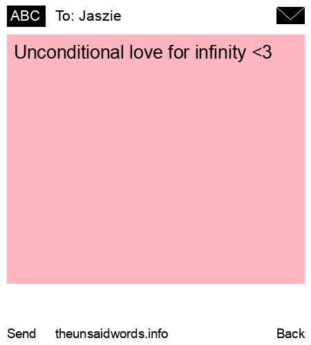 unsent message to Jaszie 