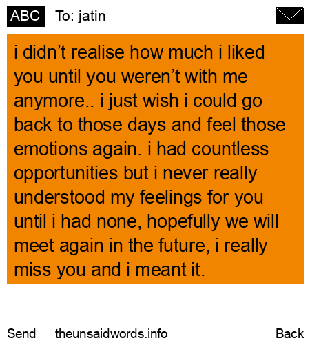 unsent message to jatin