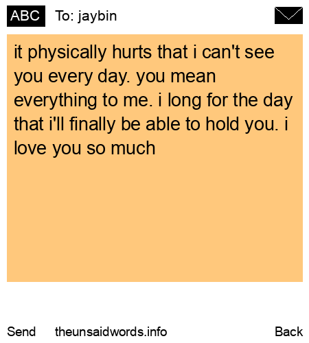 unsent message to jaybin