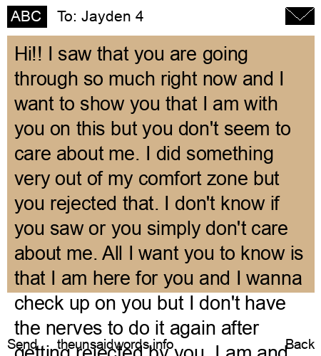 unsent message to Jayden 4