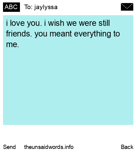 unsent message to jaylyssa