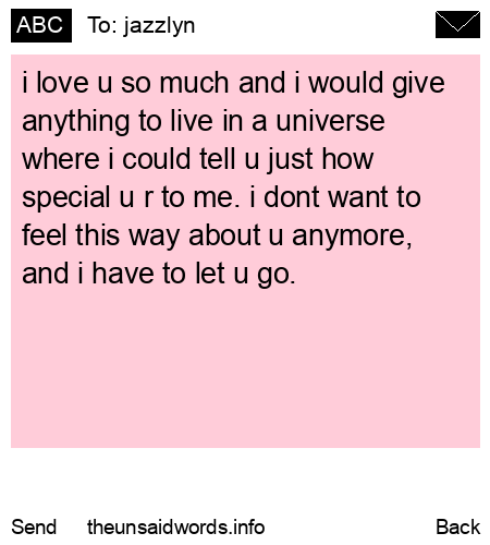 unsent message to jazzlyn