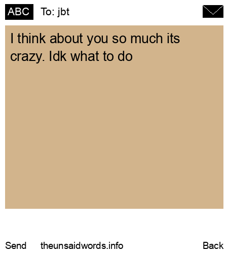 unsent message to jbt