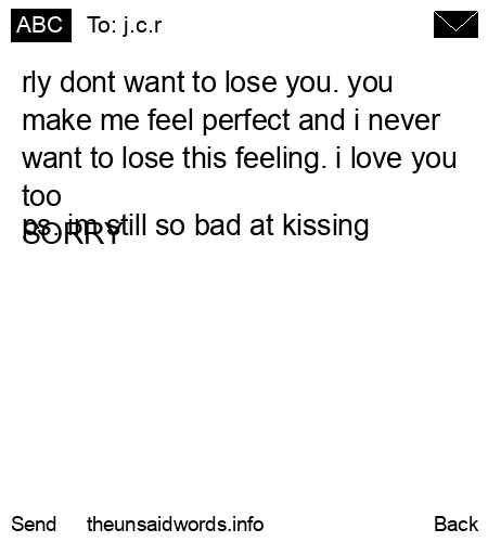 unsent message to j.c.r