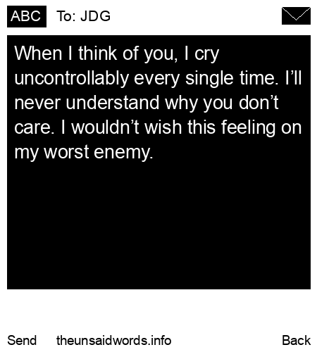 unsent message to JDG
