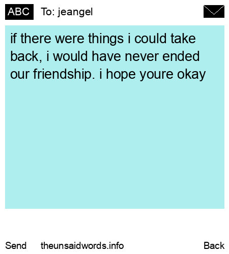 unsent message to jeangel