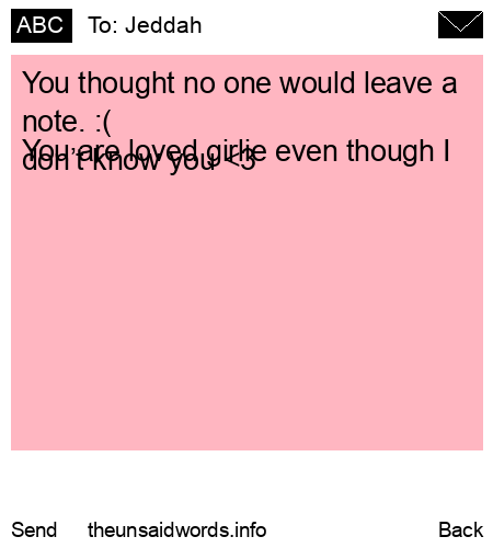 unsent message to Jeddah