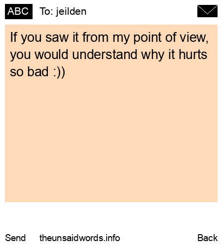 unsent message to jeilden