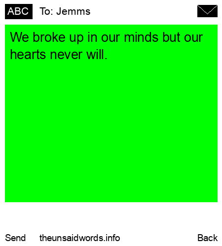 unsent message to Jemms