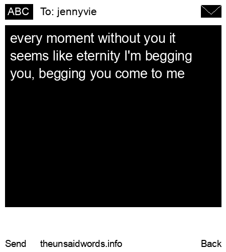 unsent message to jennyvie 